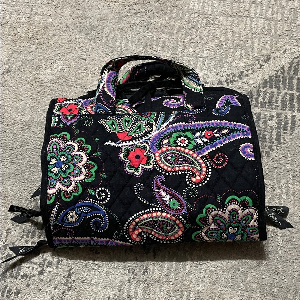 Vera Bradley Colorful Paisley Quilted Travel Tote Bag